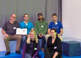Ein Teil des Isotope-Teams