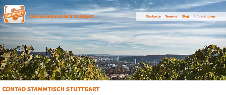 Website Contao Stammtisch Stuttgart