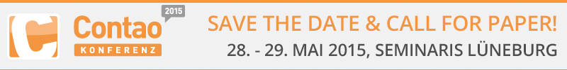 Call for Paper - Contao Konferenz 2015 Call for Paper - Contao Konferenz 2015